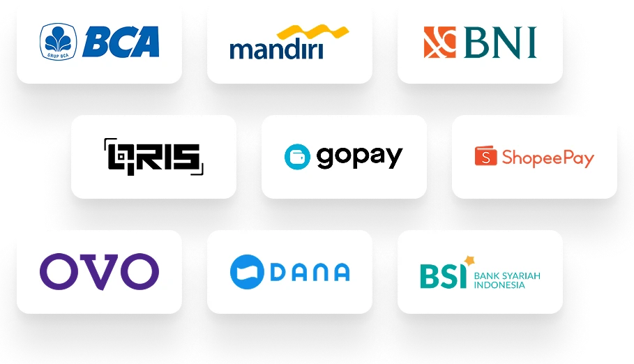Sistem pembayaran langsung verifikasi otomatis, nggak perlu cek manual satu-satu lagi.